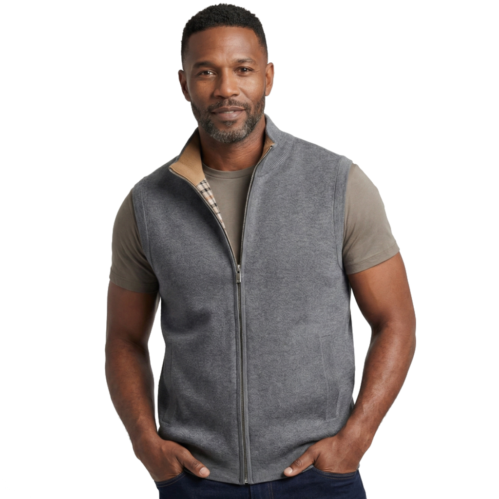 Arden Wool Blend Zip Vest