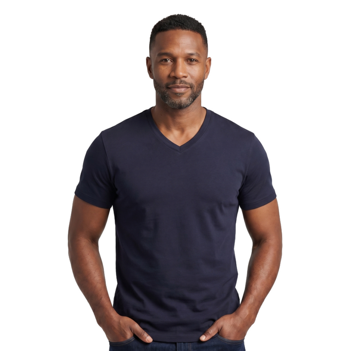 Julian Cotton V-Neck Tee