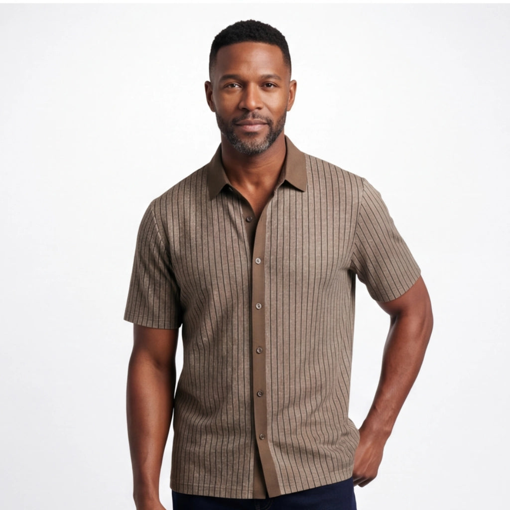 Hudson Striped Short Sleeve Shirt
