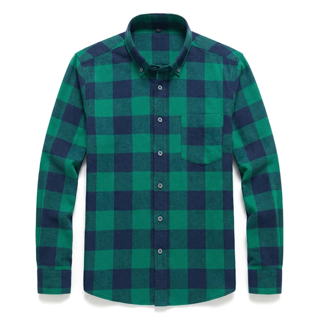 Barrett Cotton Plaid Shirt