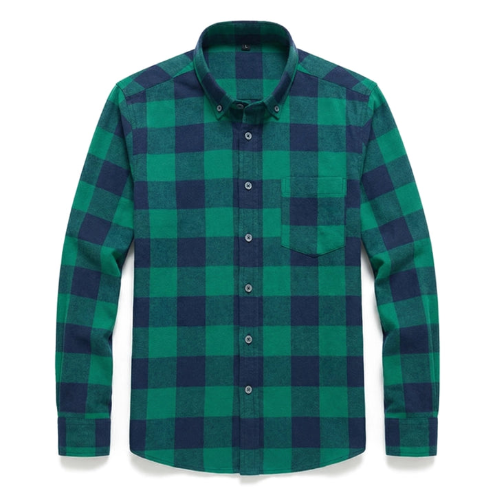 Barrett Cotton Plaid Shirt