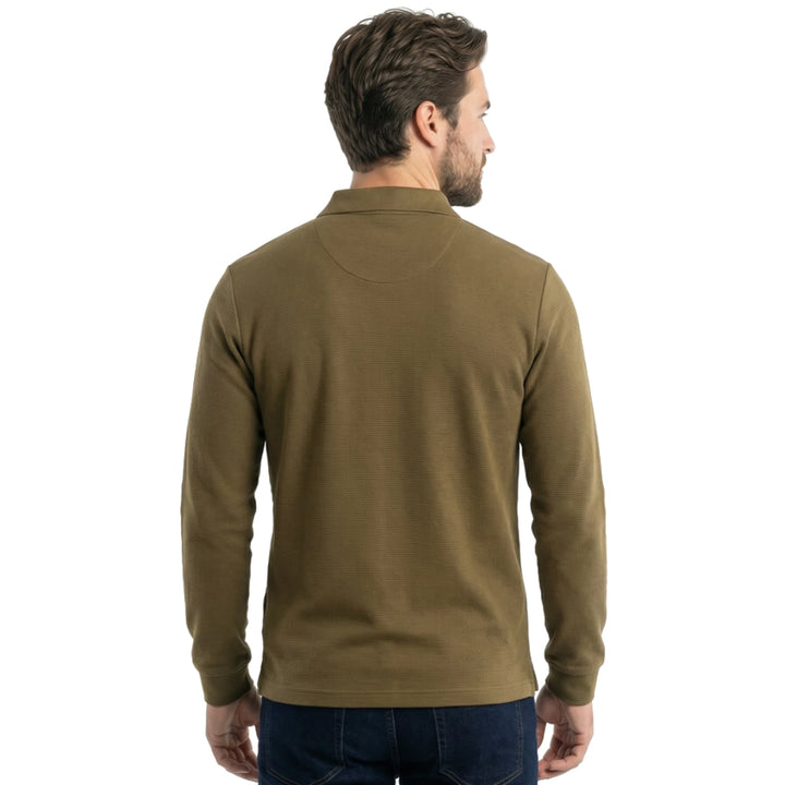 Alister Cotton Quarter-Zip Polo