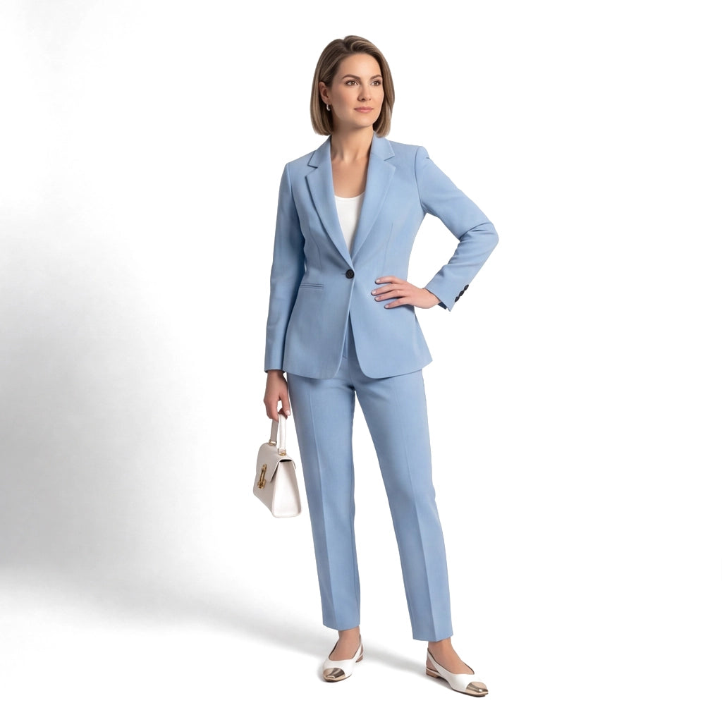 Blue Set Julianna Chenille Suit Set 1