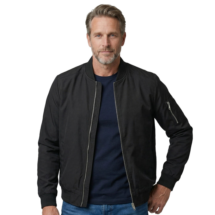 Black Barrett Lightweight Bomber Jacket 2