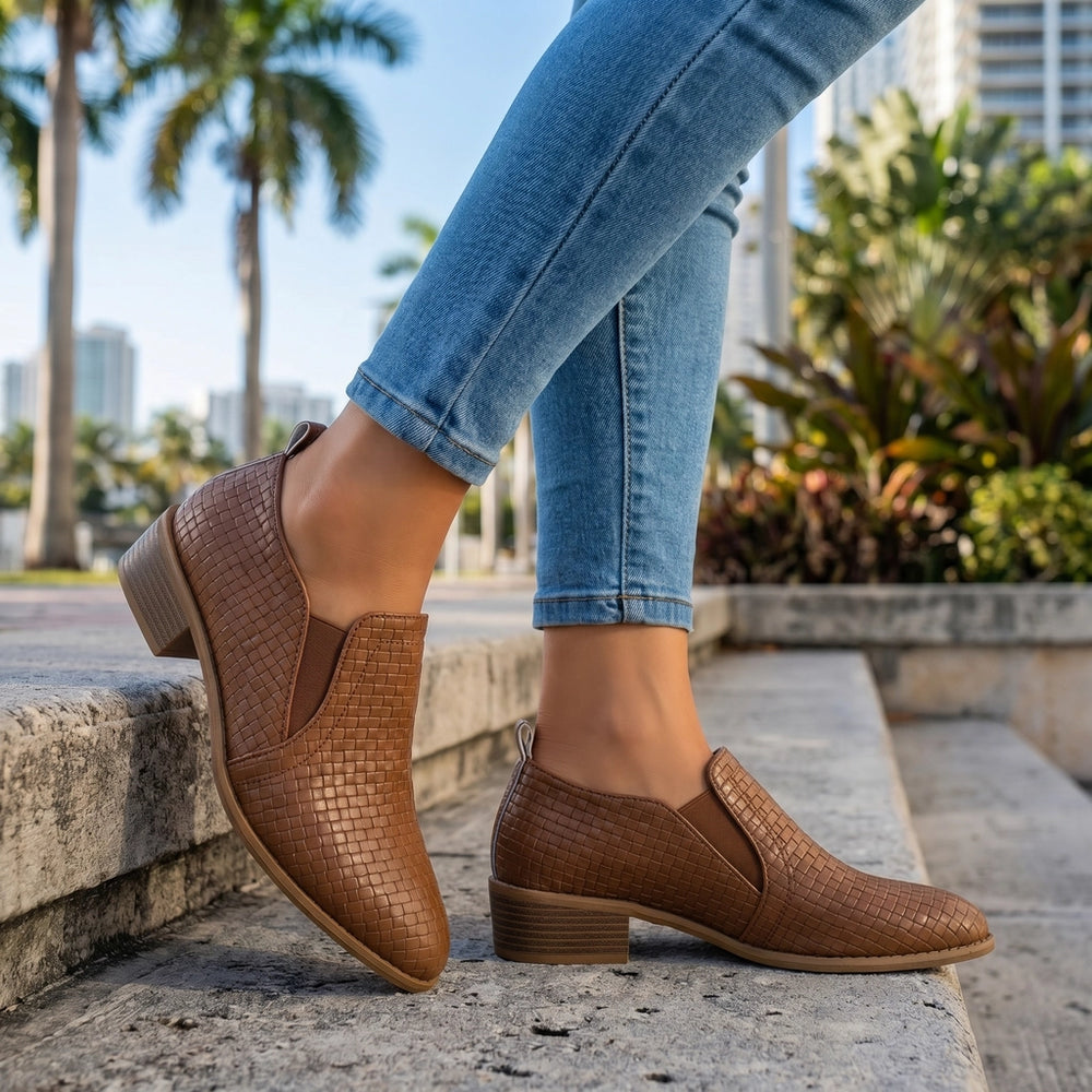 Dark Brown Sloane Ankle Boots 1