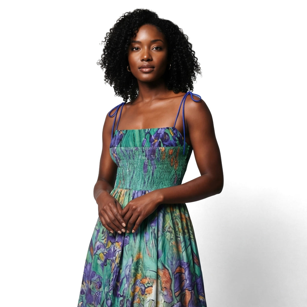 Oil Painting Elara Vance Floral Maxi Dress 2