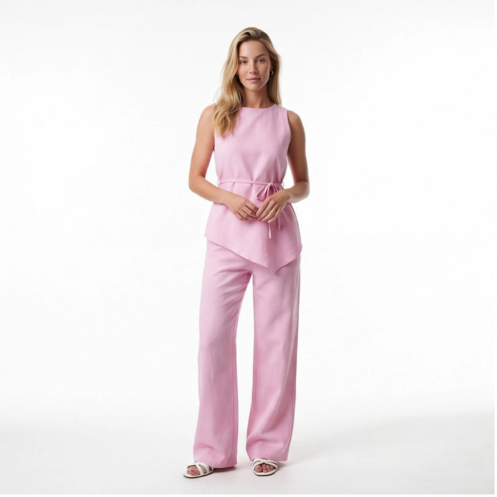 Pink Aria Vance Sleeveless Set 2