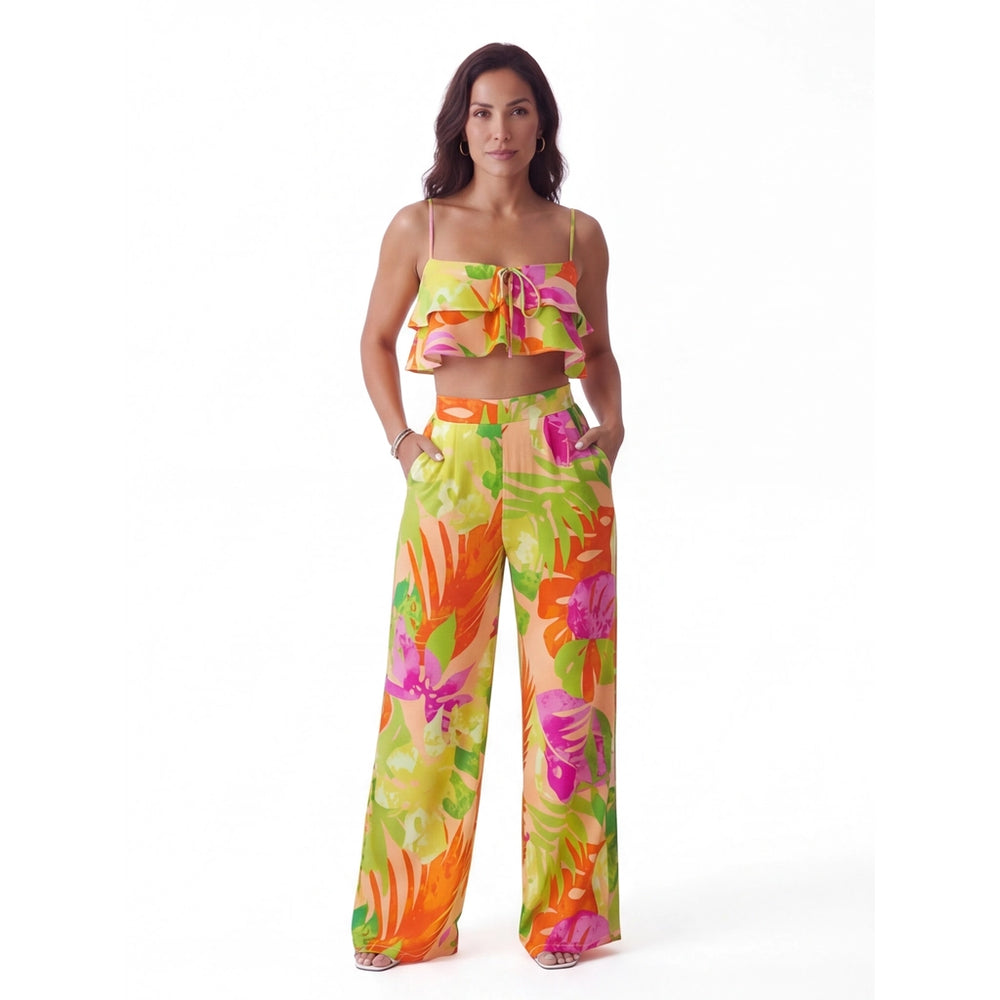 Multicolor Sienna Floral Two Piece Set 1