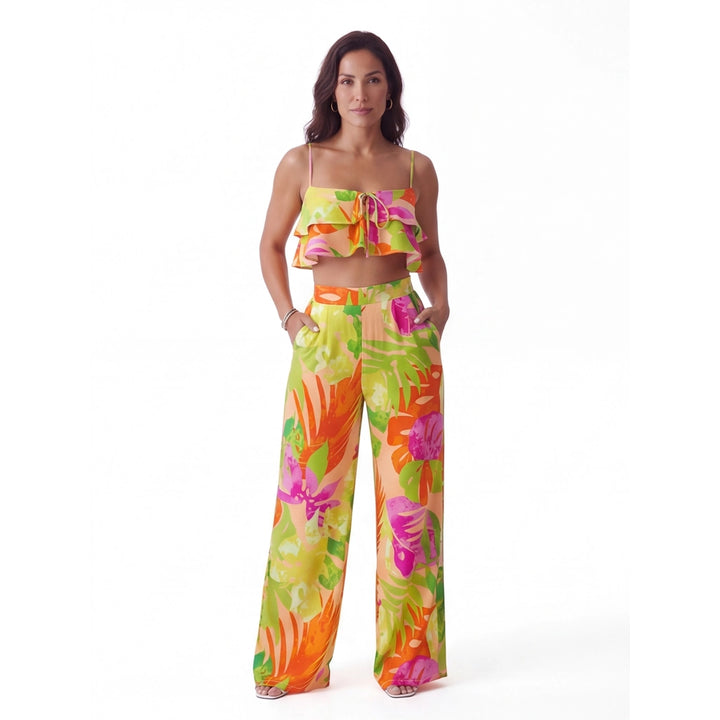Multicolor Sienna Floral Two Piece Set 1