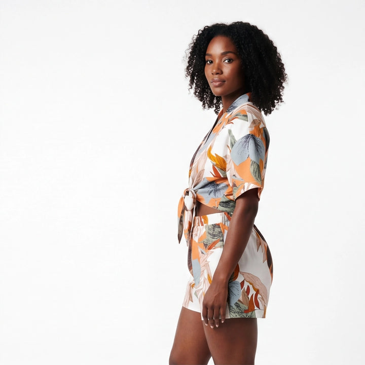 Light Brown Kellan Kimono Set 3