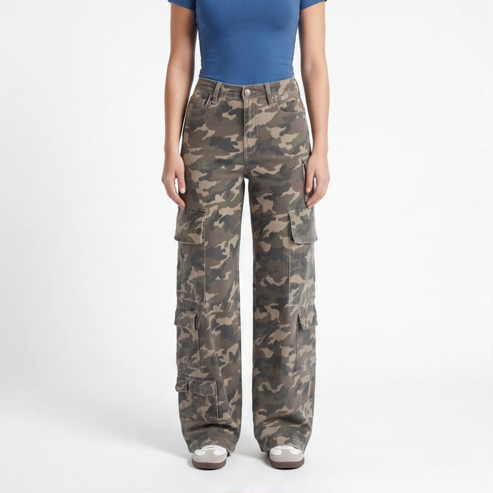 Camo Sloane Camo Cotton Cargoes 5