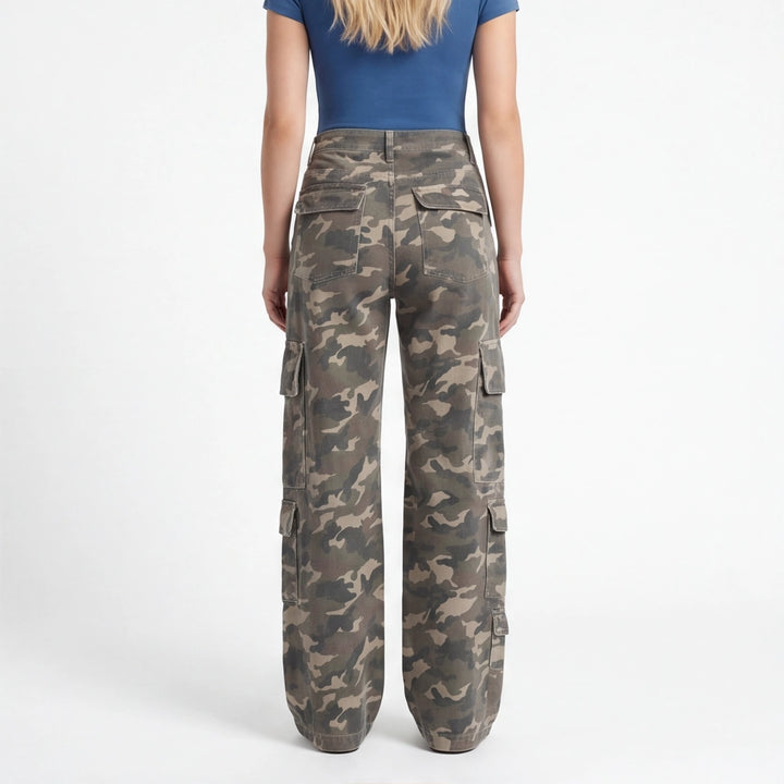 Camo Sloane Camo Cotton Cargoes 6