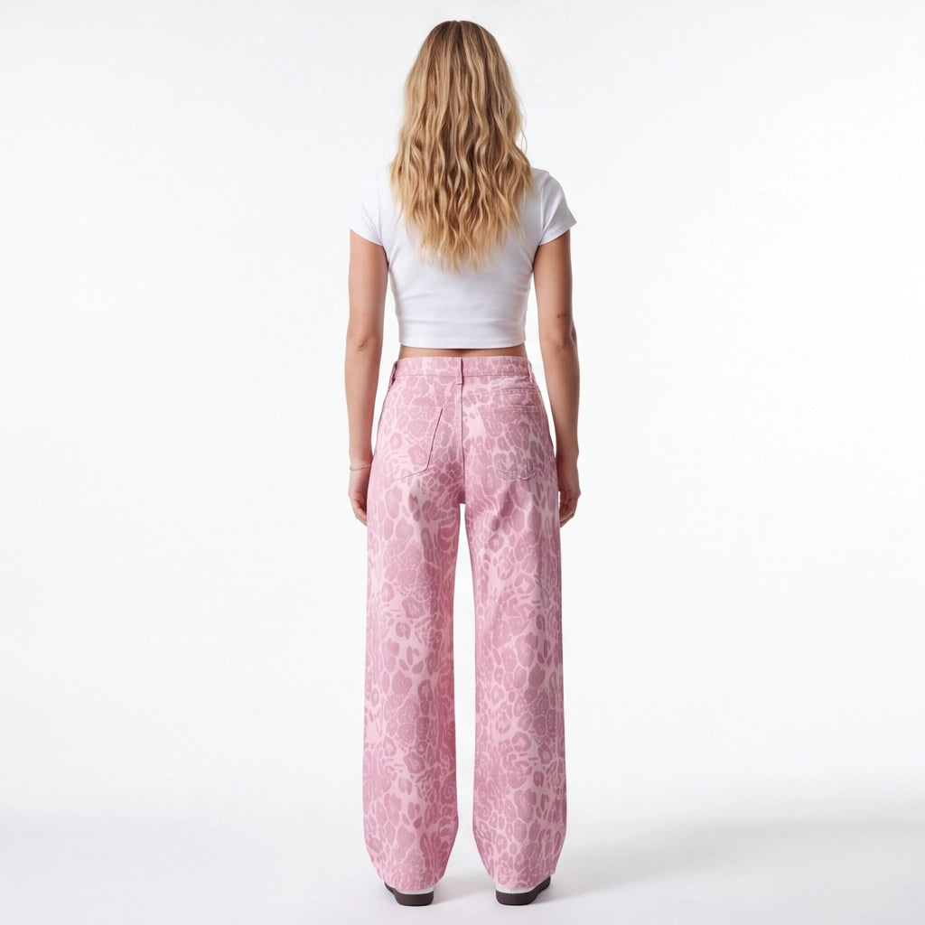 Pink Leopard Sasha Pink Leopard Jeans 7