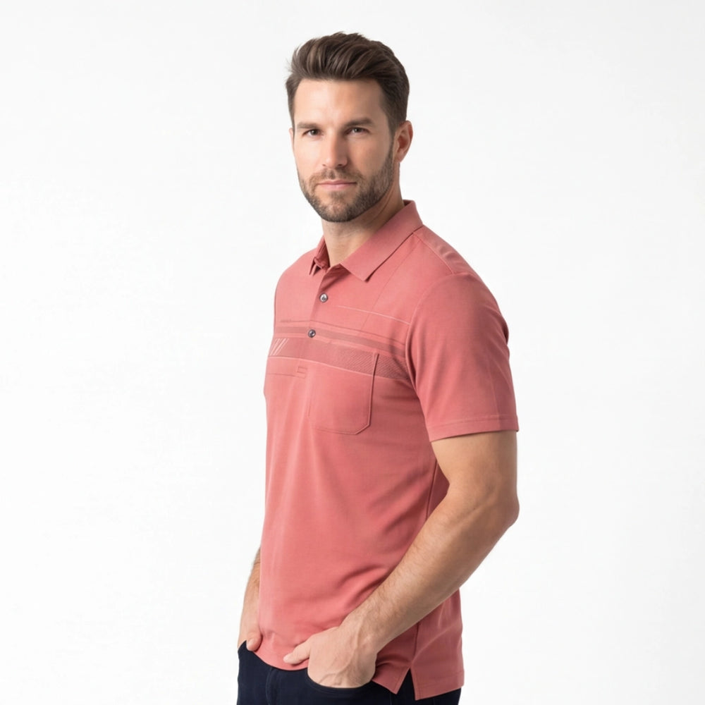 Arthur Vance Striped Polo