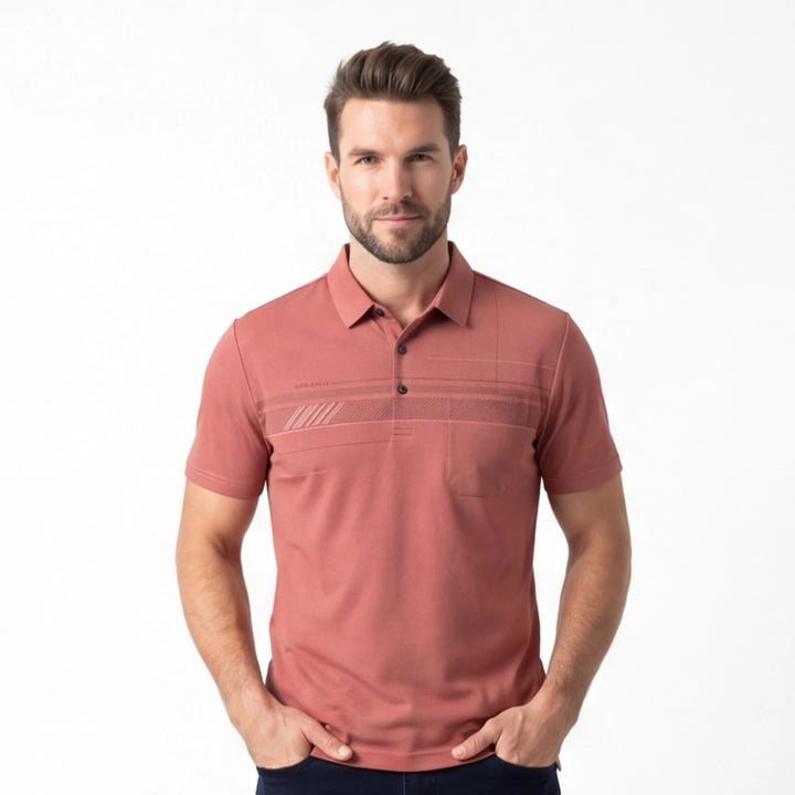Arthur Vance Striped Polo