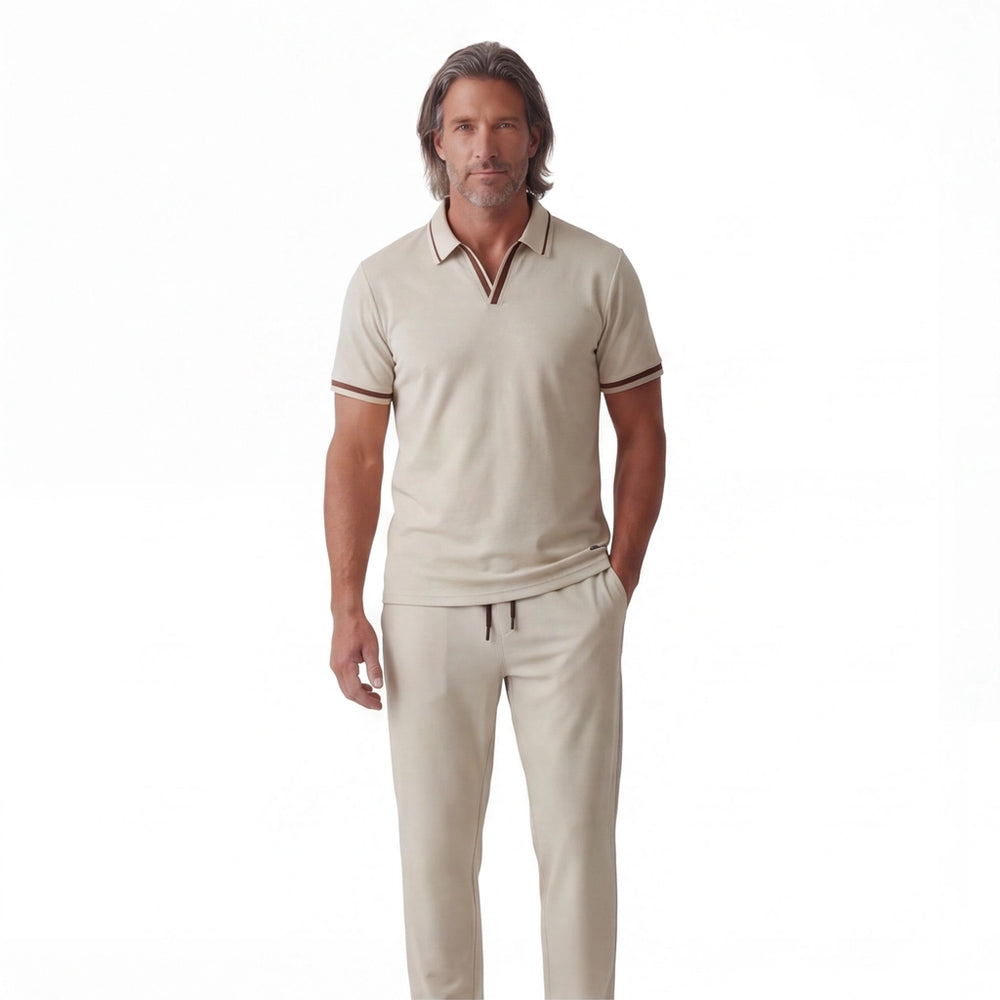 Khaki Set Julian Reed Straight Trousers 3