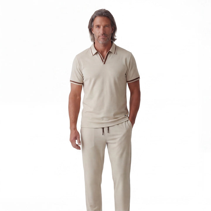 Khaki Set Julian Reed Straight Trousers 3
