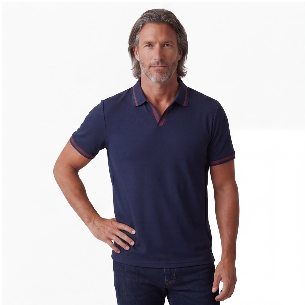 Navy Set Julian Reed Straight Trousers 4