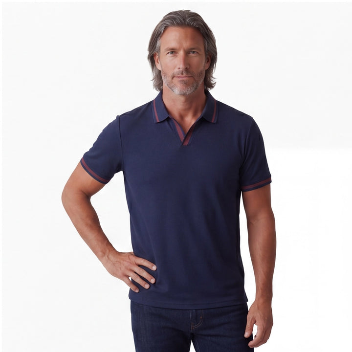 Navy Set Julian Reed Straight Trousers 4