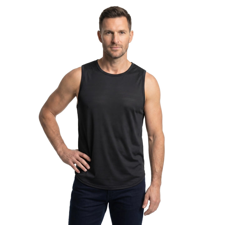Black Caleb Mesh Performance Vest 1