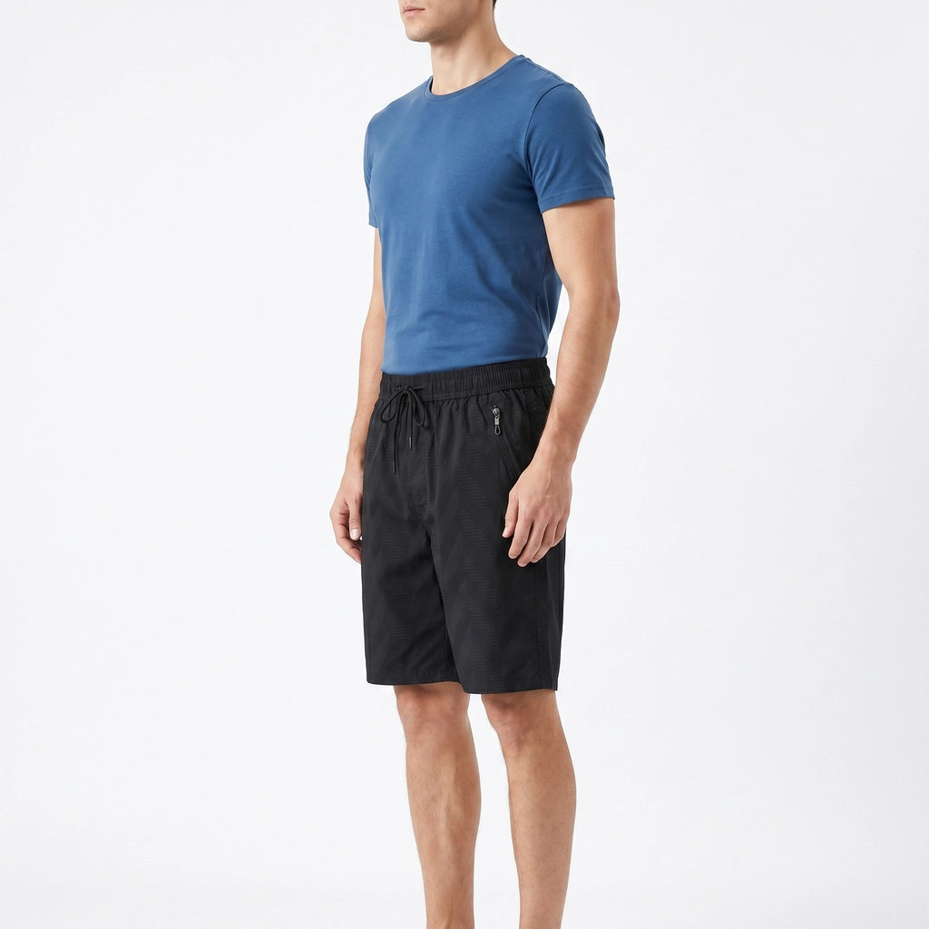 Dark Blue Hudson Cotton Cargo Shorts 3
