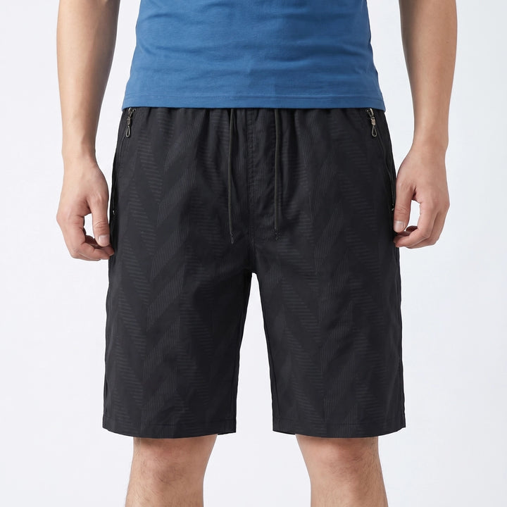Dark Blue Hudson Cotton Cargo Shorts 6