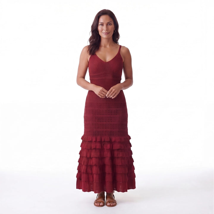 Sienna Crochet Maxi Dress