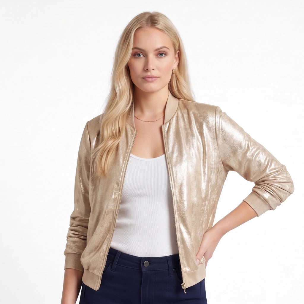 Julianna Zip-Front Jacket