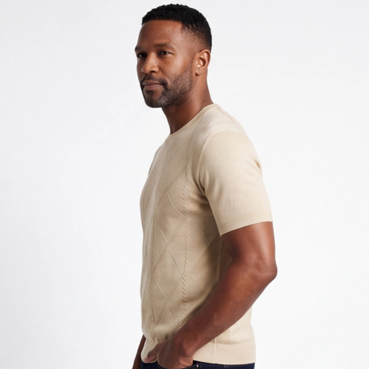 Julian Jacquard Knit Tee