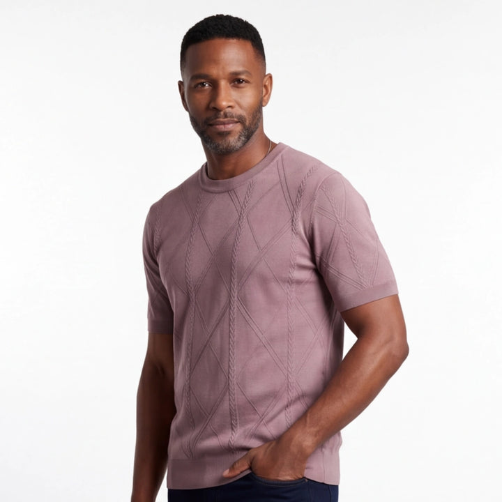 Julian Jacquard Knit Tee