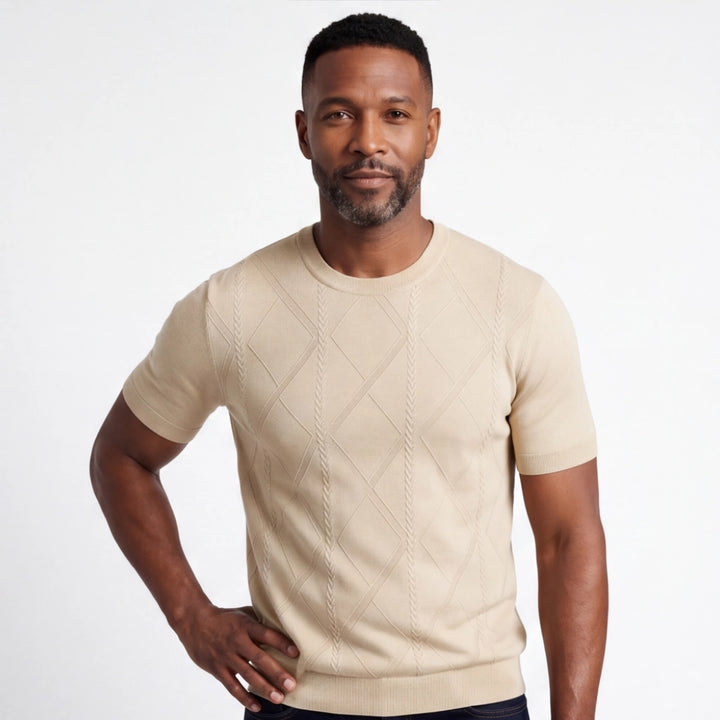 Julian Jacquard Knit Tee