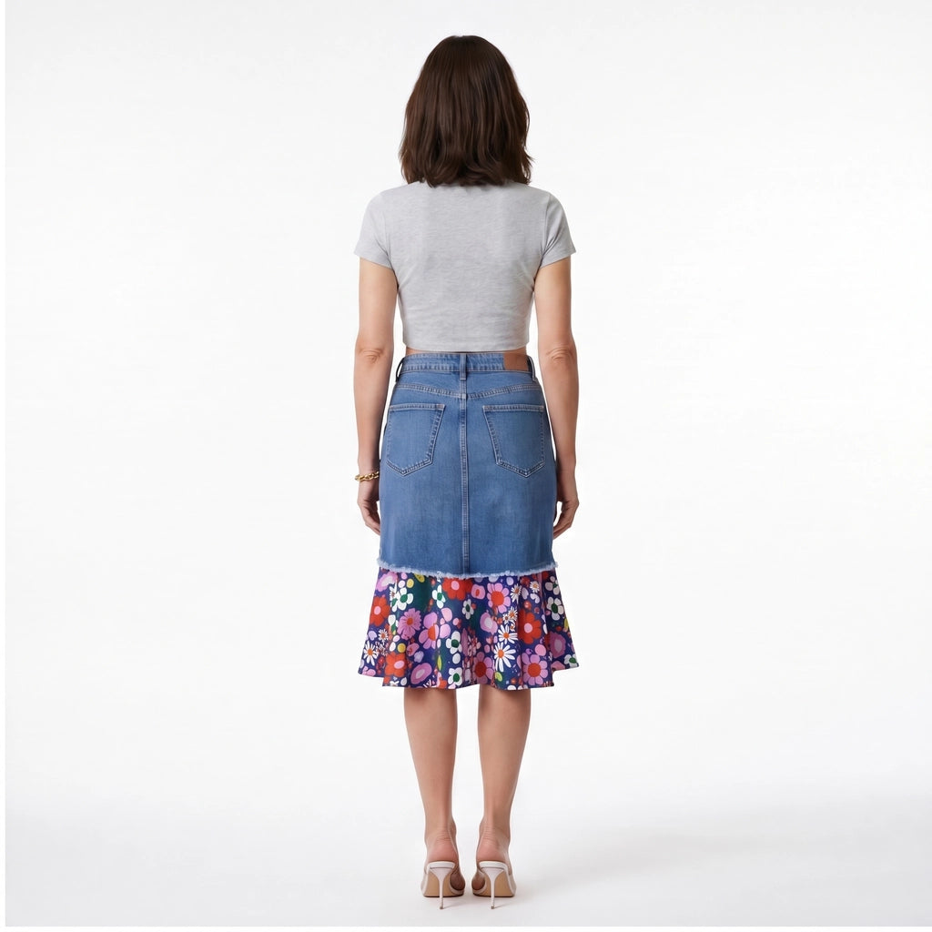 Elena Denim Mermaid Skirt