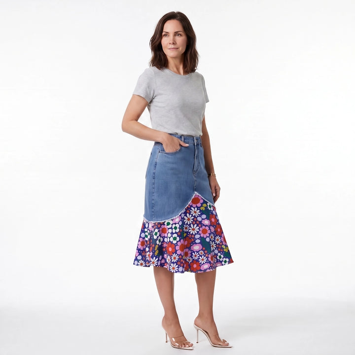 Elena Denim Mermaid Skirt