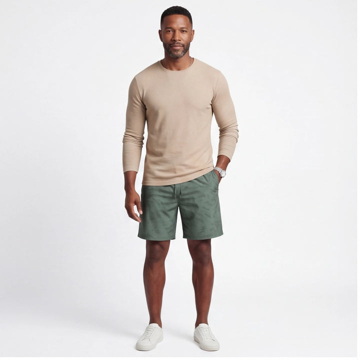 Light Sage Finley Quick-Dry Active Shorts 2