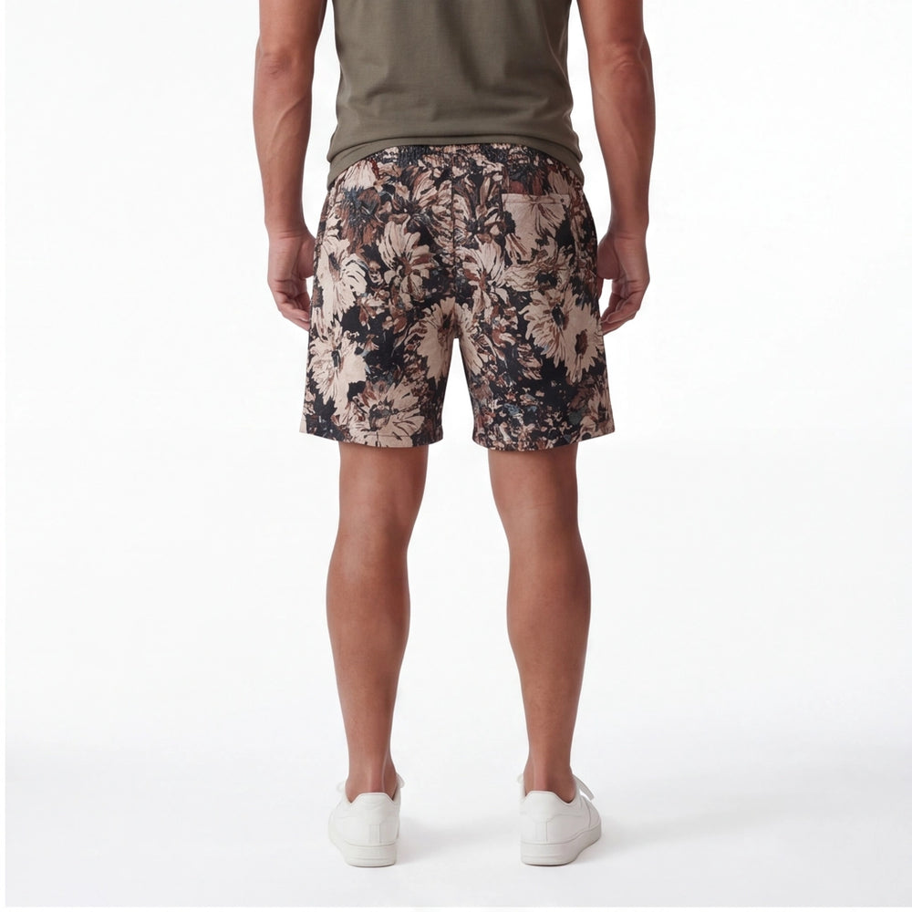 Caribbean Black Weston Print Shorts 4