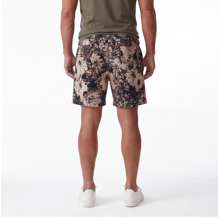 Caribbean Black Weston Print Shorts 4