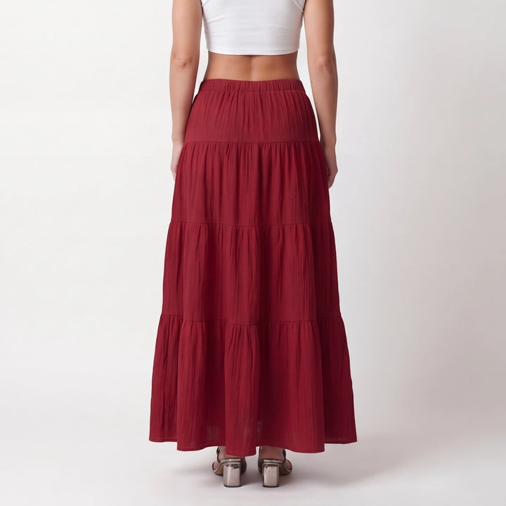 Elena Tie-Waist Maxi Skirt