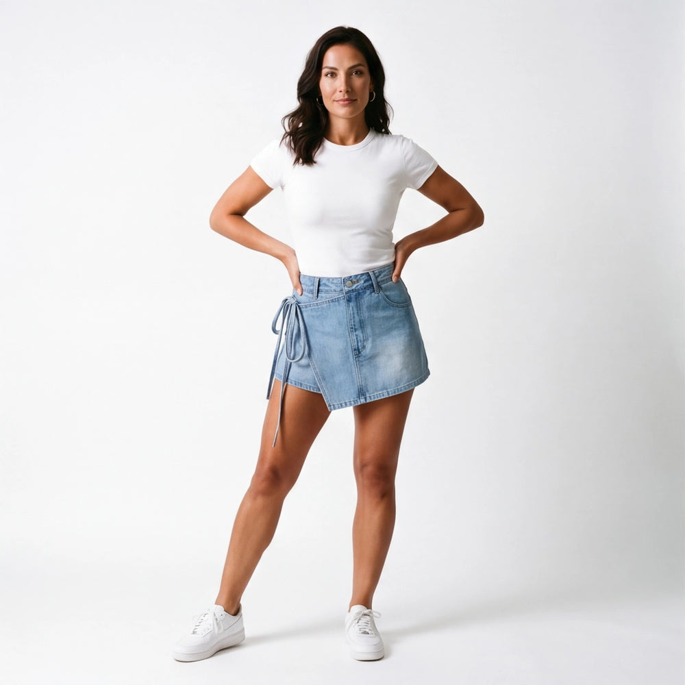Blue Lena Denim Skirt 9