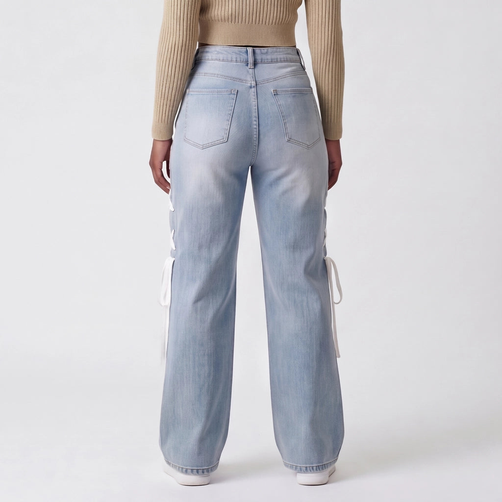 Jaxon Cotton Wide Jeans