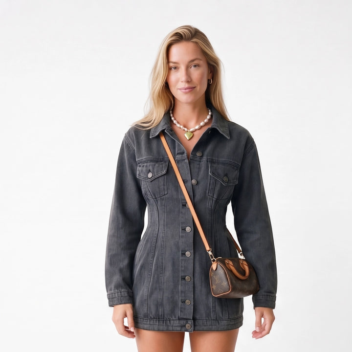 Sloane Denim Shirt Dress