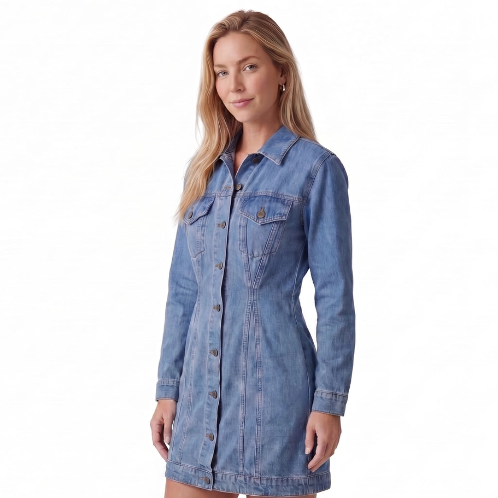 Camille Denim Shirt Dress