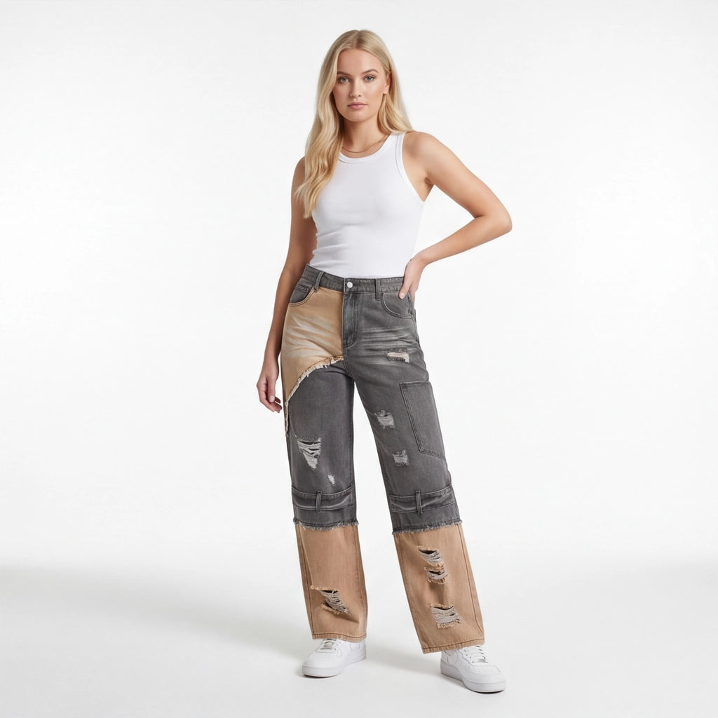 Gray Althea Flare Jeans 7