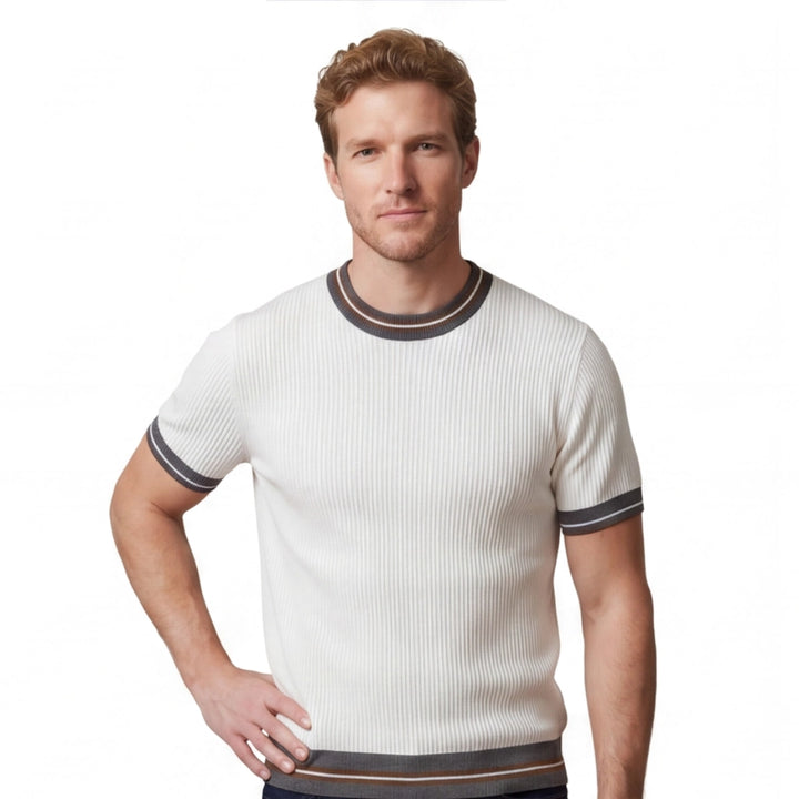Navarro Striped Knit T-Shirt