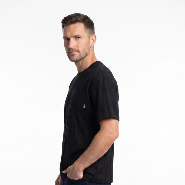 Walter Textured Cotton T-Shirt