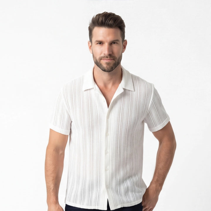 Bryant Cut-Out Short-Sleeve Shirt