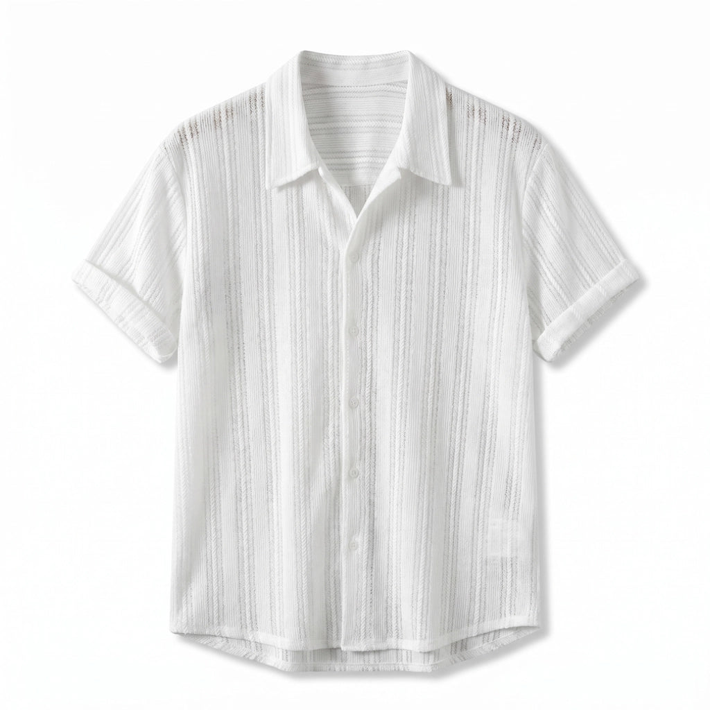Bryant Cut-Out Short-Sleeve Shirt