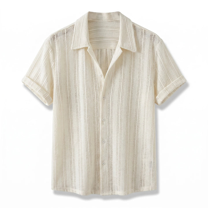 Apricot Bryant Cut-Out Short-Sleeve Shirt 1