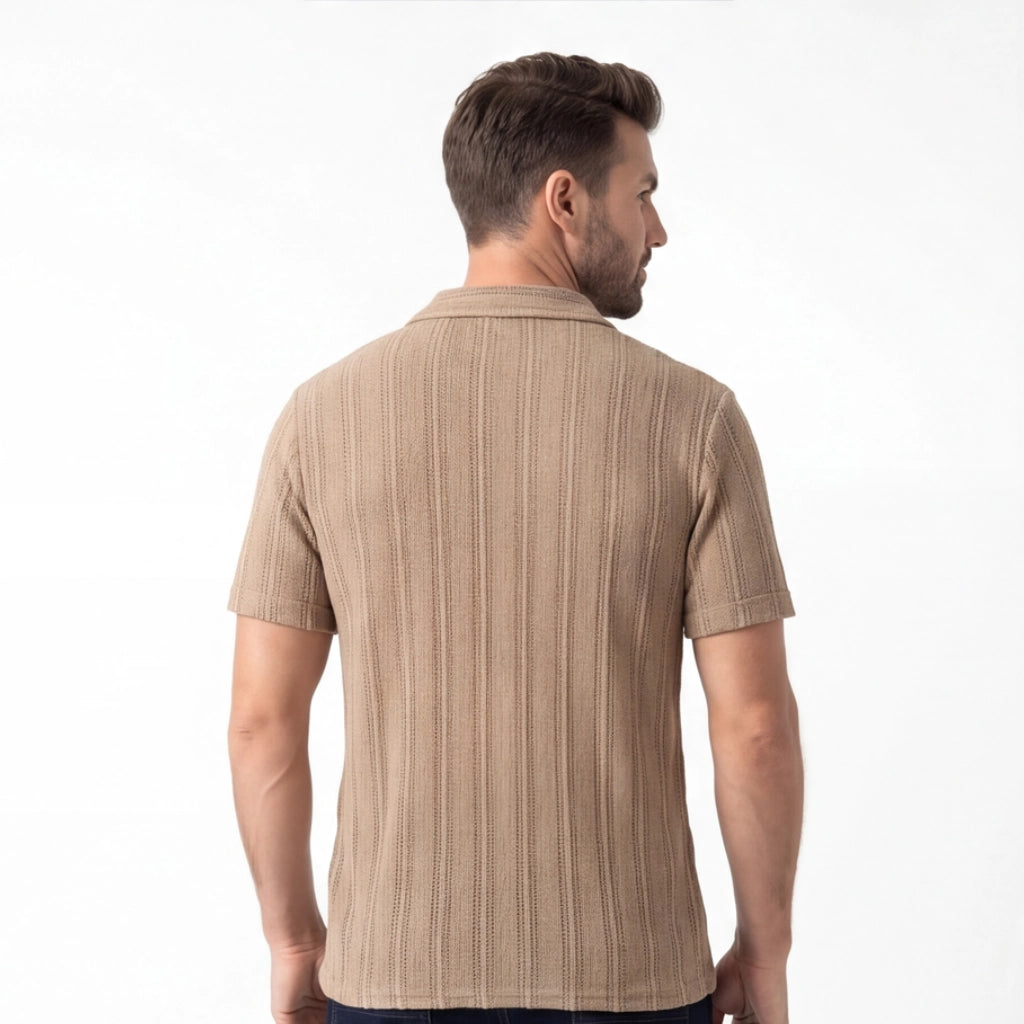 Bryant Cut-Out Short-Sleeve Shirt