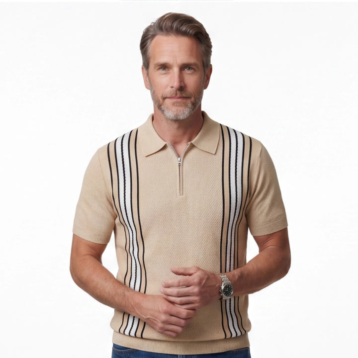 Trent Jacquard Knit Polo