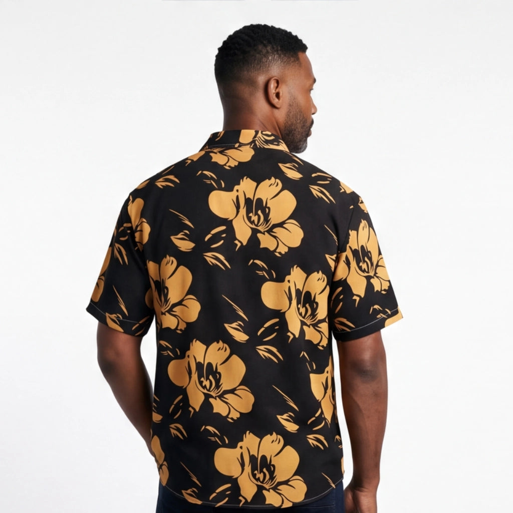 Leopold Floral Print Short-Sleeve Shirt